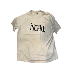 Uniqlo Sincere Thick White T-Shirt Mens L